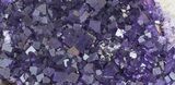 Purple, Cubic Fluorite Plate - Cave-in-Rock, Illinois #35711-1